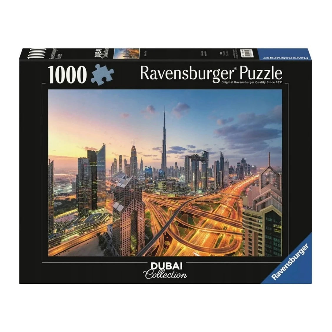 Dubai kollekció – Dubai látképe Ravensburger 1000 darabos kirakó puzzle (RA-12001745) - puzzlegarden