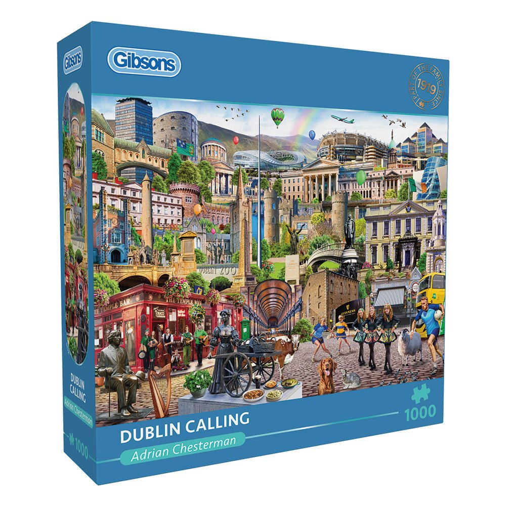 Dublin hív Gibsons 1000 darabos kirakó puzzle (G - G6391) - puzzlegarden