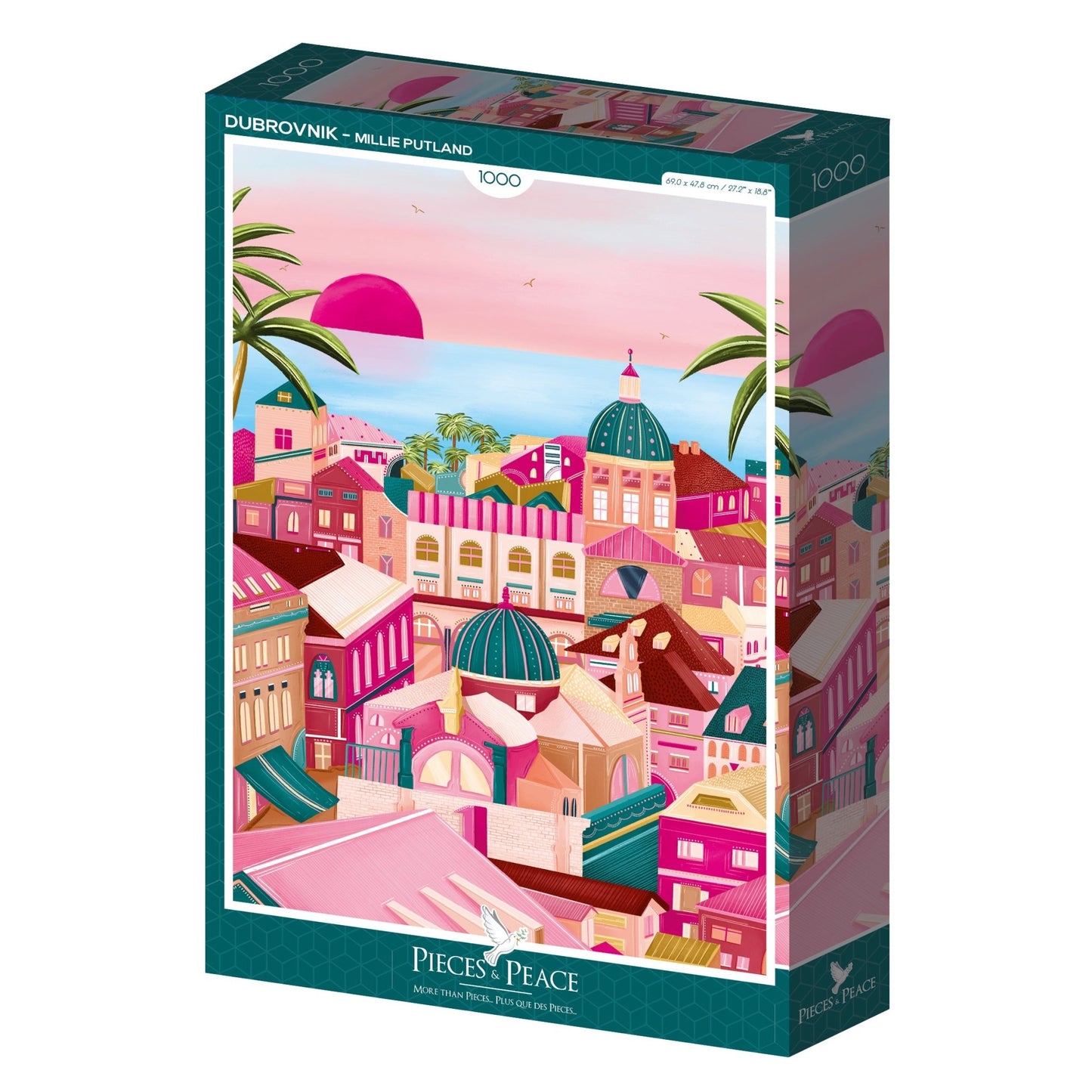 Dubrovnik Pieces & Peace 1000 darabos kirakó puzzle (PaP - 0061) - puzzlegarden