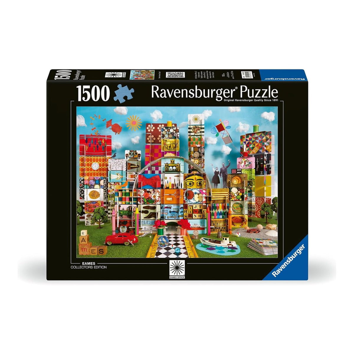 Eames Collectors Edition - House of Cards Fantasy Ravensburger 1500 darabos kirakó puzzle (RA - 12000434) - puzzlegarden