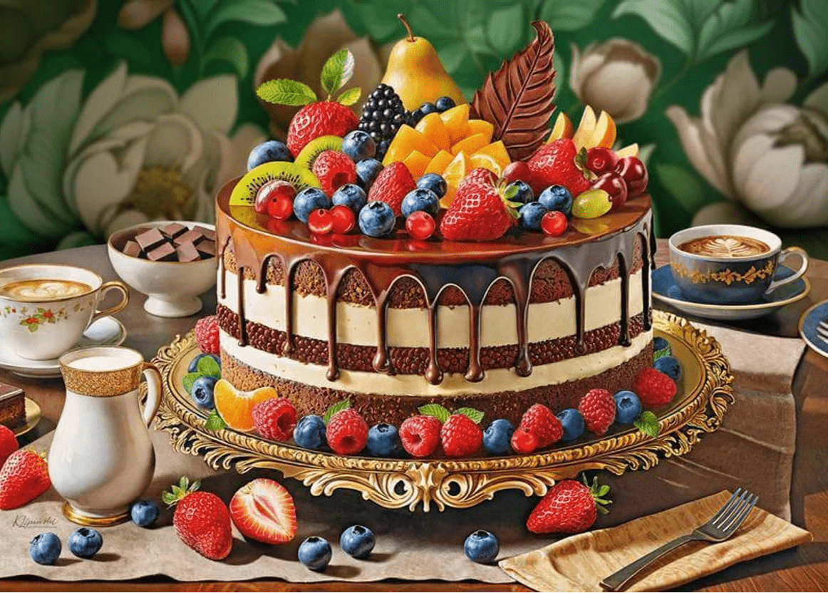 Édes gyönyörűség Cherry Pazzi 1000 darabos kirakó puzzle (CP - 30905 5903728730905) - puzzlegarden