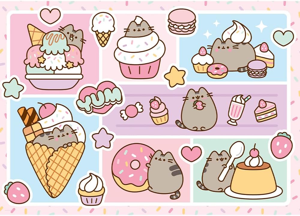 Édes Pusheen Trefl 1000 darabos kirakó puzzle (TR - 10938) - puzzlegarden