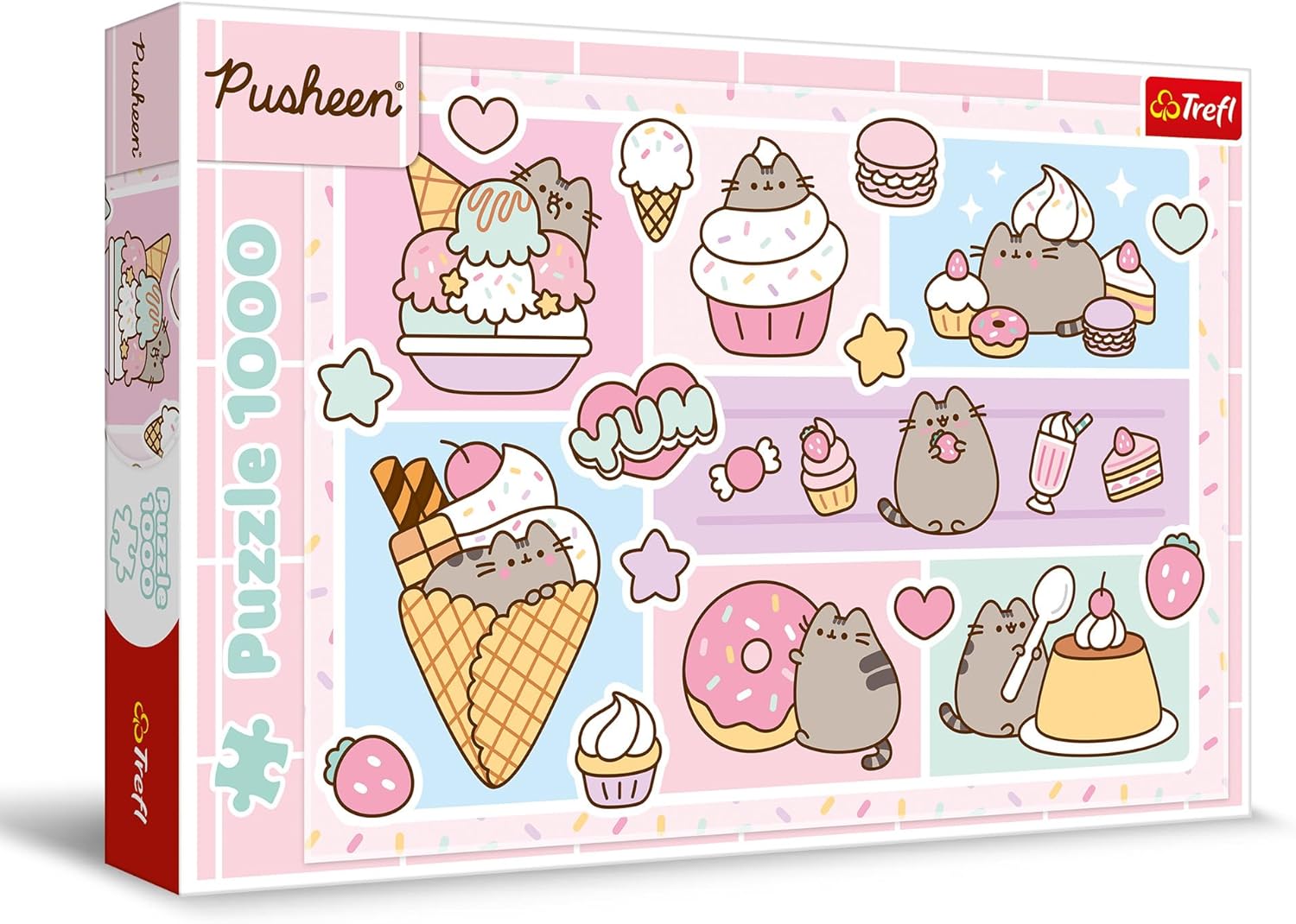 Édes Pusheen Trefl 1000 darabos kirakó puzzle (TR - 10938) - puzzlegarden
