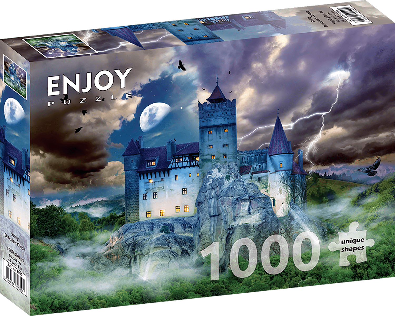 Egy Éjszaka a Darkula kastélyban Enjoy 1000 darabos kirakó puzzle (EN - 2090) - puzzlegarden