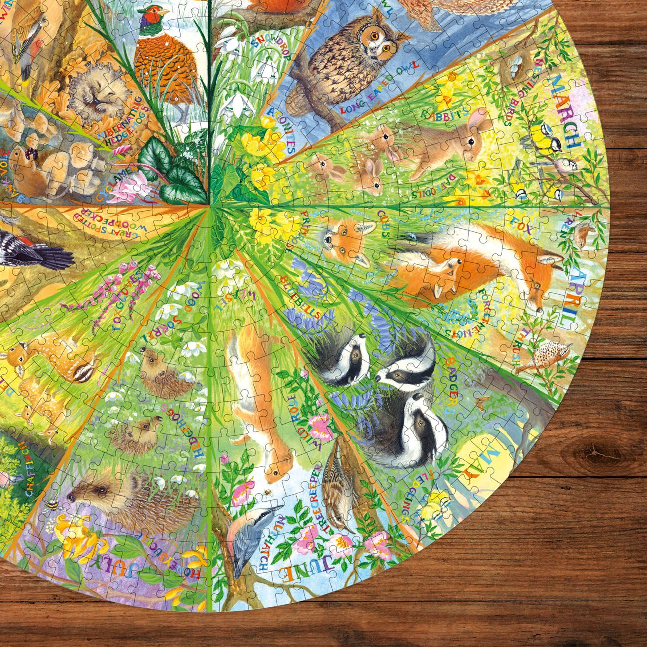 Egy év az erdőben Gibsons 500 darabos kirakó puzzle (G-G3709) - puzzlegarden