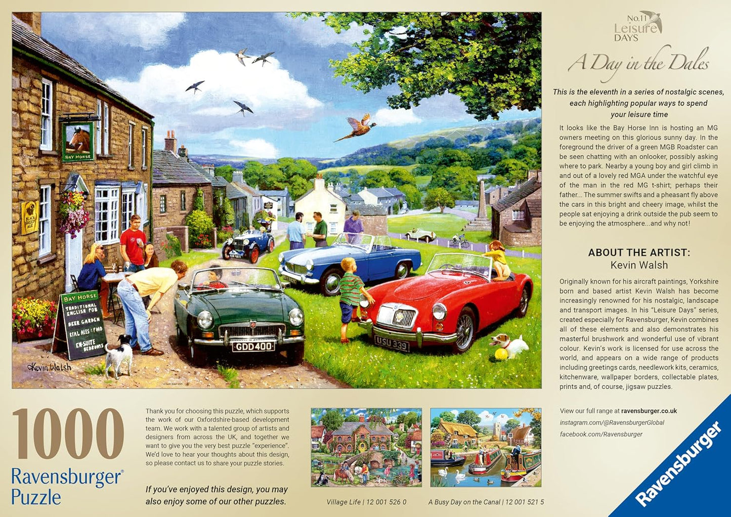 Egy nap a völgyben Ravensburger 1000 darabos kirakó puzzle (RA - 12001522) - puzzlegarden