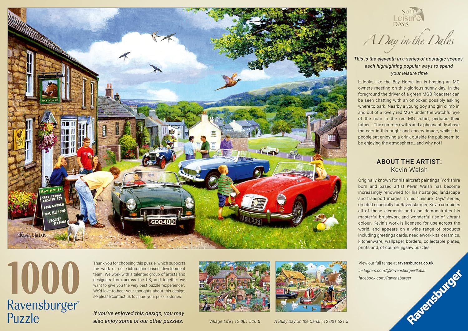 Egy nap a völgyben Ravensburger 1000 darabos kirakó puzzle (RA - 12001522) - puzzlegarden