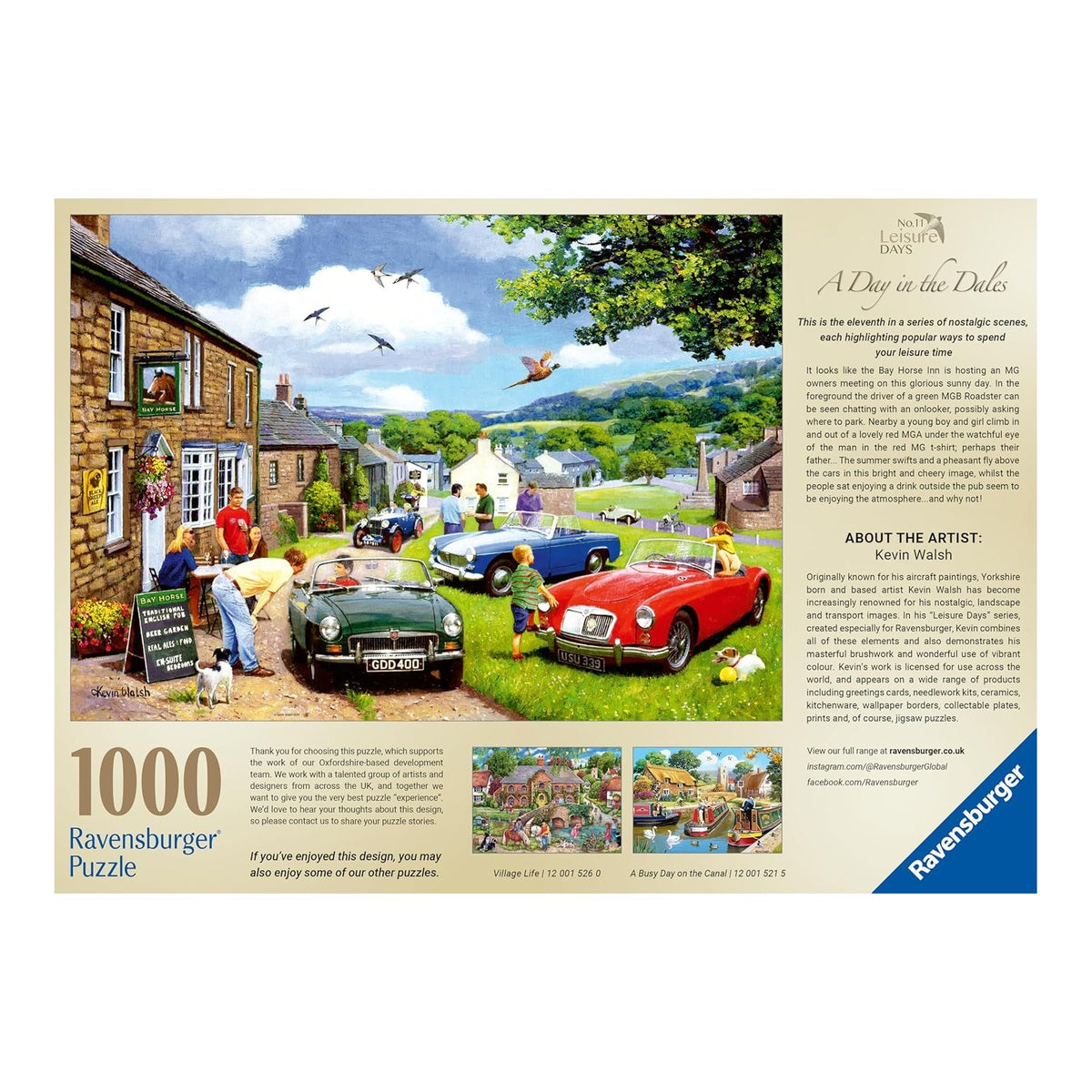 Egy nap a völgyben Ravensburger 1000 darabos kirakó puzzle (RA - 12001522) - puzzlegarden