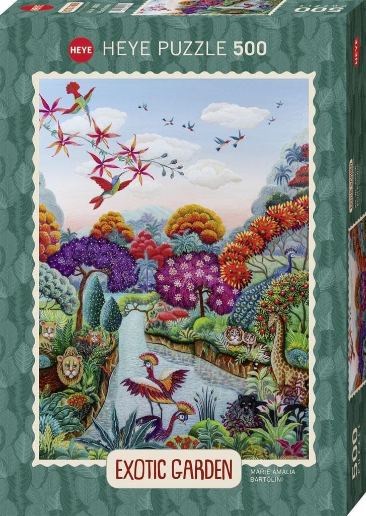 Egzotikus kert - Növényparadicsom HEYE 500 darabos kirakó puzzle (HE - 29956) - puzzlegarden