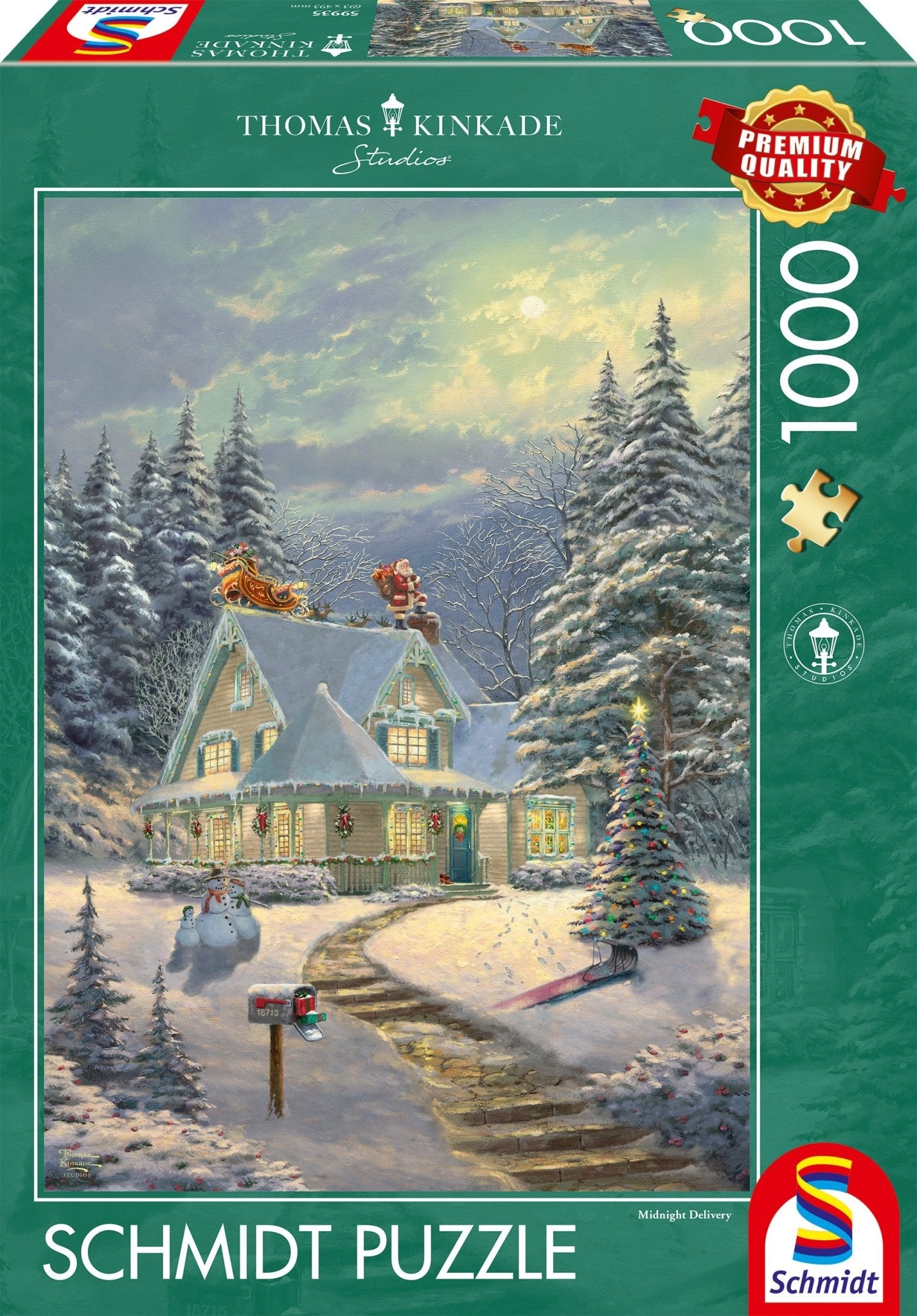 Éjféli Kézbesítés Schmidt Spiele 1000 darabos kirakó puzzle (SCH - 59935) - puzzlegarden