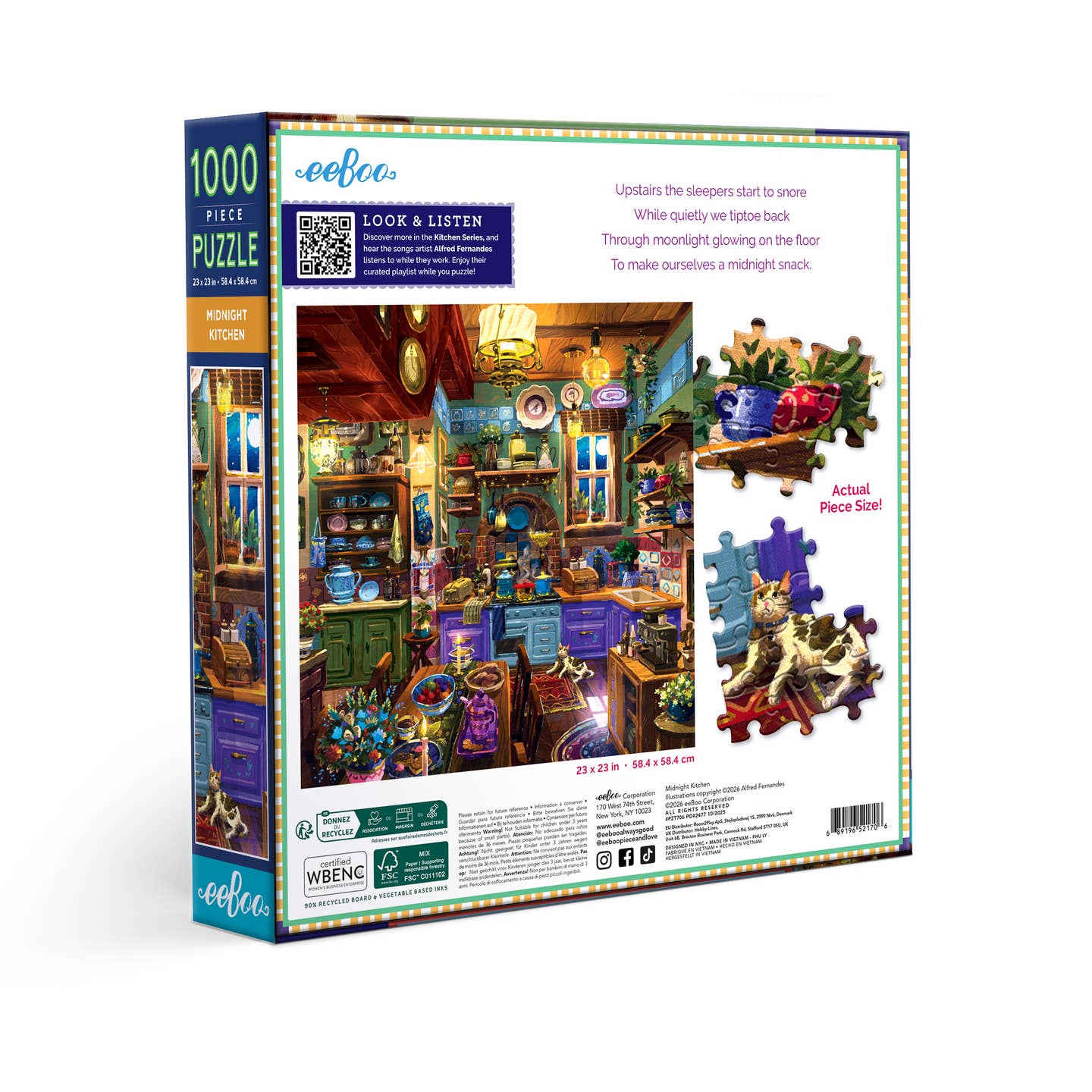 Éjféli konyha Eeboo 1000 darabos kirakó puzzle (EB-EPZT706) - puzzlegarden