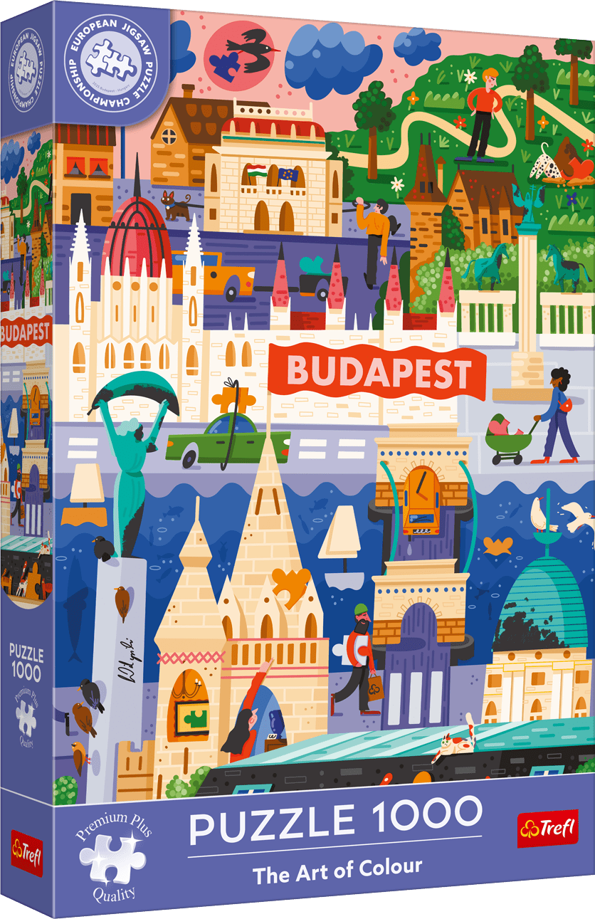 EJPC 2025 đ„ - Budapest, MagyarorszĂĄg Trefl 1000 darabos kirakĂł puzzle (TR - 12107) - puzzlegarden
