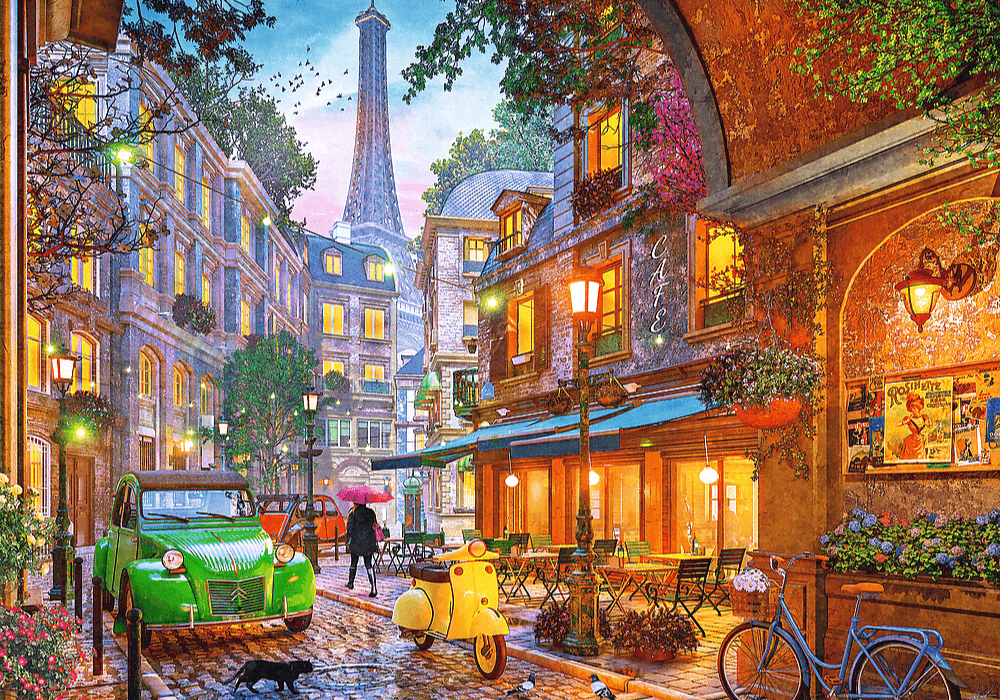 EJPC 2025 - Kávézó Párizsban Trefl 500 darabos kirakó puzzle (TR - 37614) - puzzlegarden