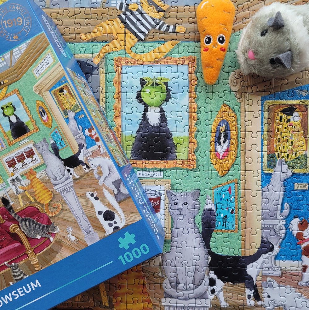 Éjszaka a Macskamúzeumban Gibsons 1000 darabos kirakó puzzle (G - G6402) - puzzlegarden