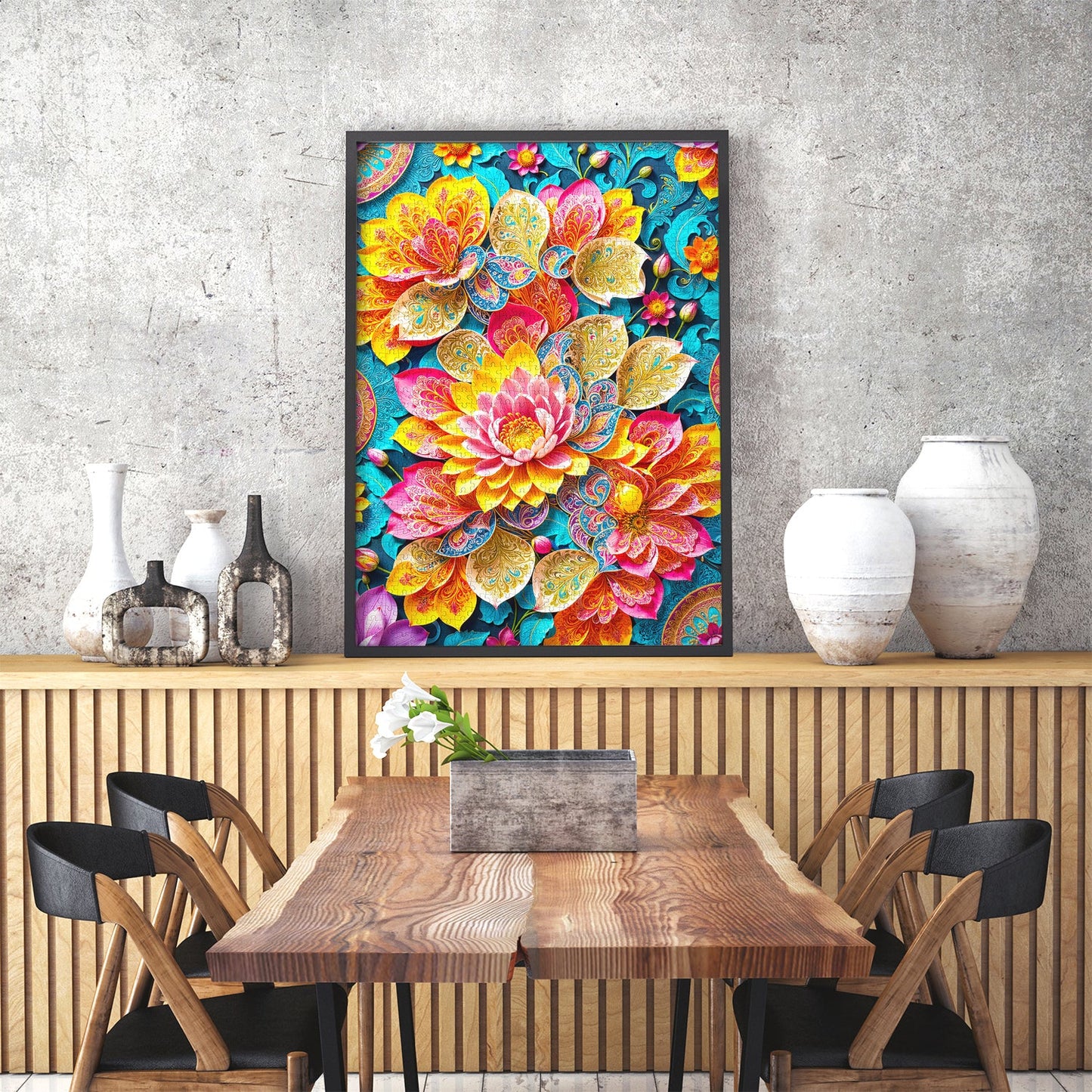 Elegáns tavirózsák Enjoy 1000 darabos kirakó puzzle (EN - 2260) - puzzlegarden
