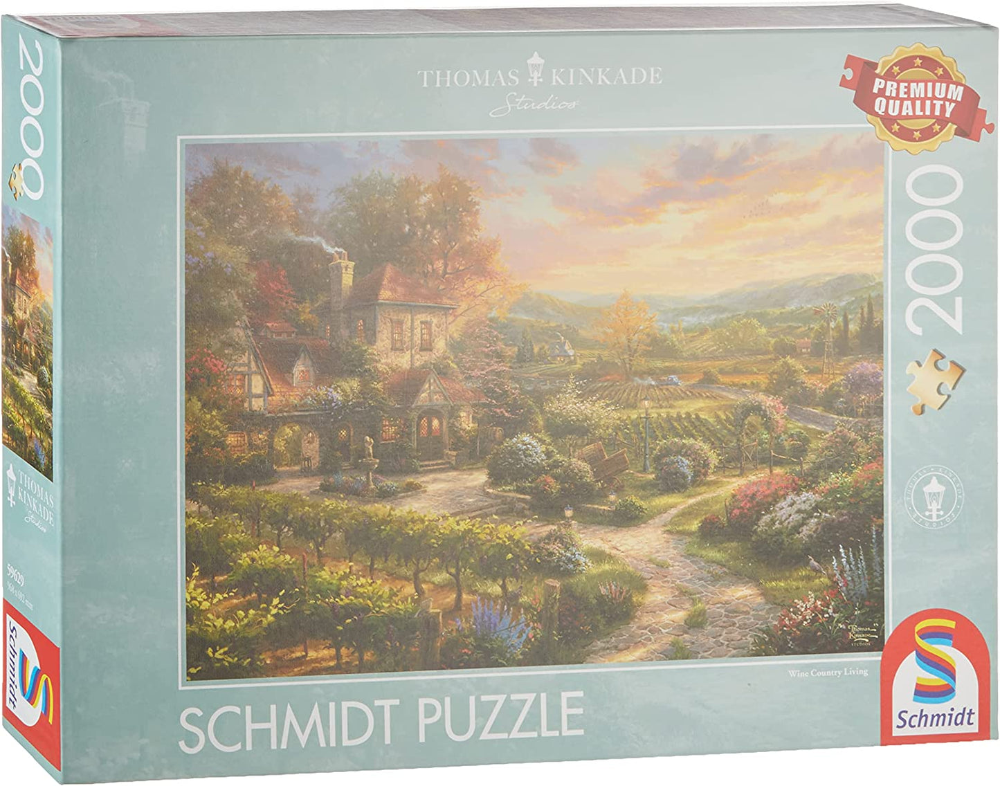Élet a Szőlőhegyen Schmidt Spiele 2000 darabos kirakó puzzle (SCH - 59629) - puzzlegarden
