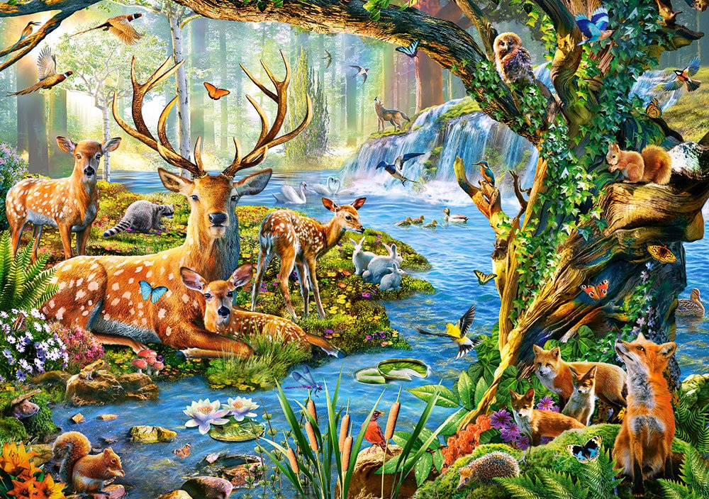Élet az erdőben Castorland 500 darabos kirakó puzzle (C - 52929) - puzzlegarden