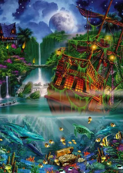 Elsüllyedt kincs Schmidt Spiele 1000 darabos kirakó puzzle (SCH - 59685) - puzzlegarden
