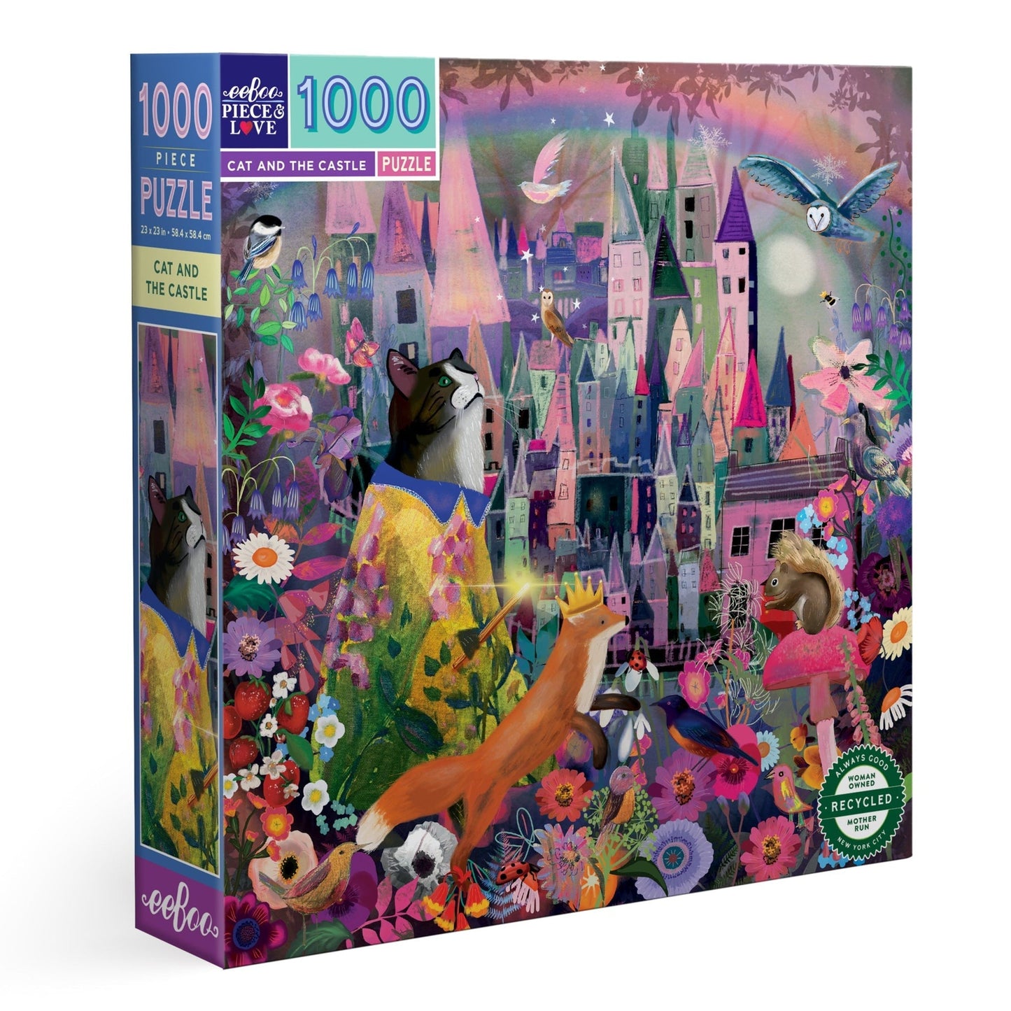 Elvarázsolt Kastély Eeboo 1000 darabos kirakó puzzle (EB - PZTCAC) - puzzlegarden