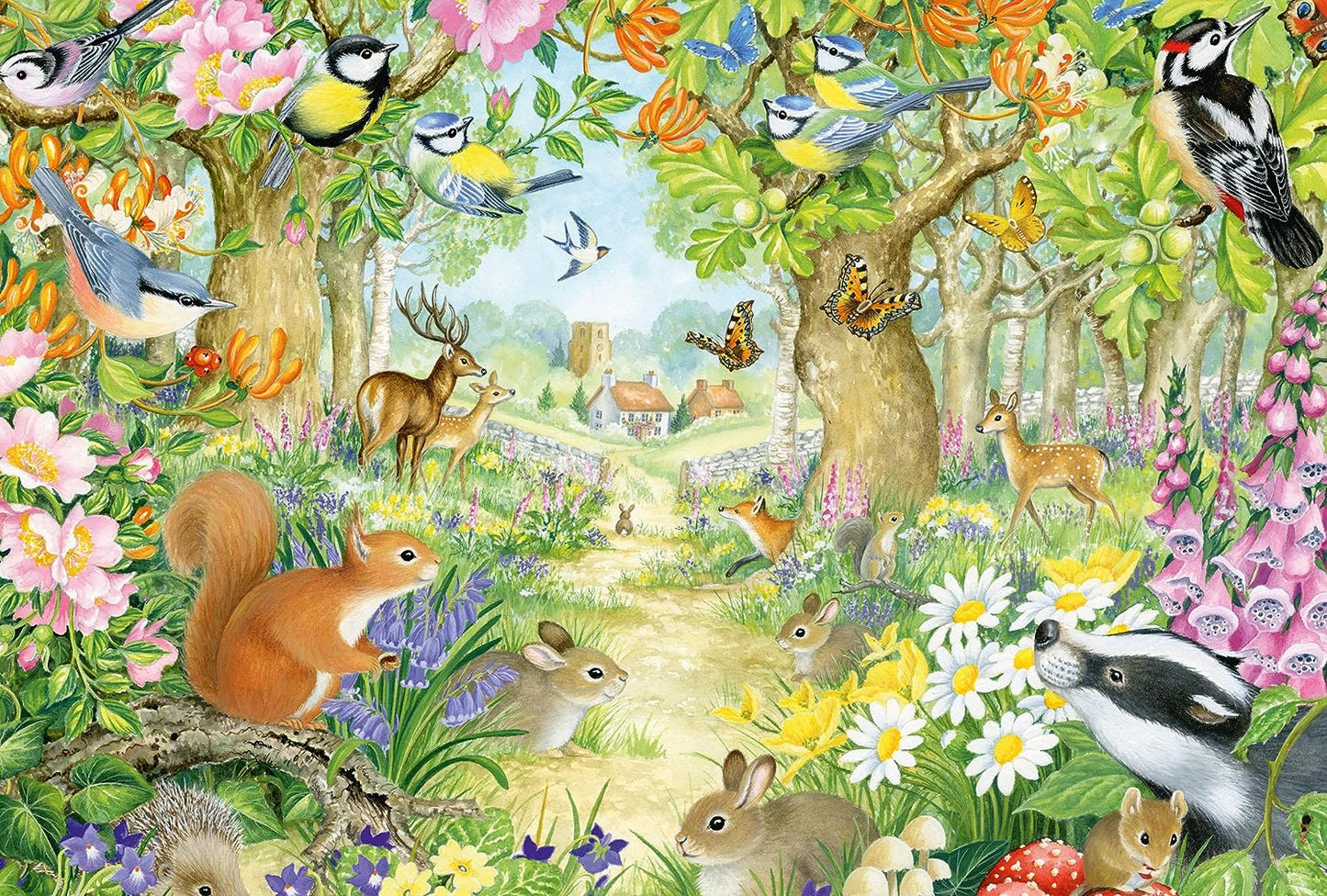 Erdei Állatok Schmidt Spiele 100 darabos kirakó puzzle (SCH - 56370) - puzzlegarden