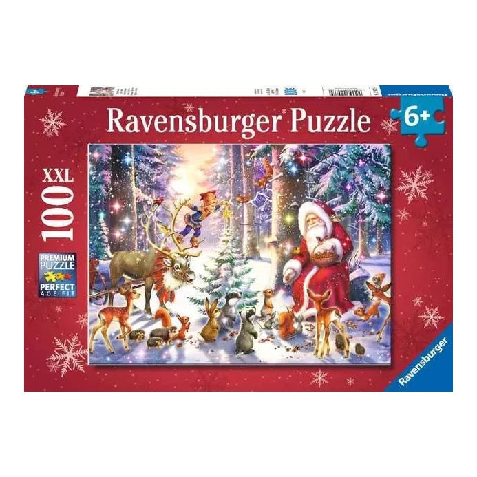 Erdei karácsony a Mikulással Ravensburger 100 darabos kirakó puzzle (RA-12937) - puzzlegarden