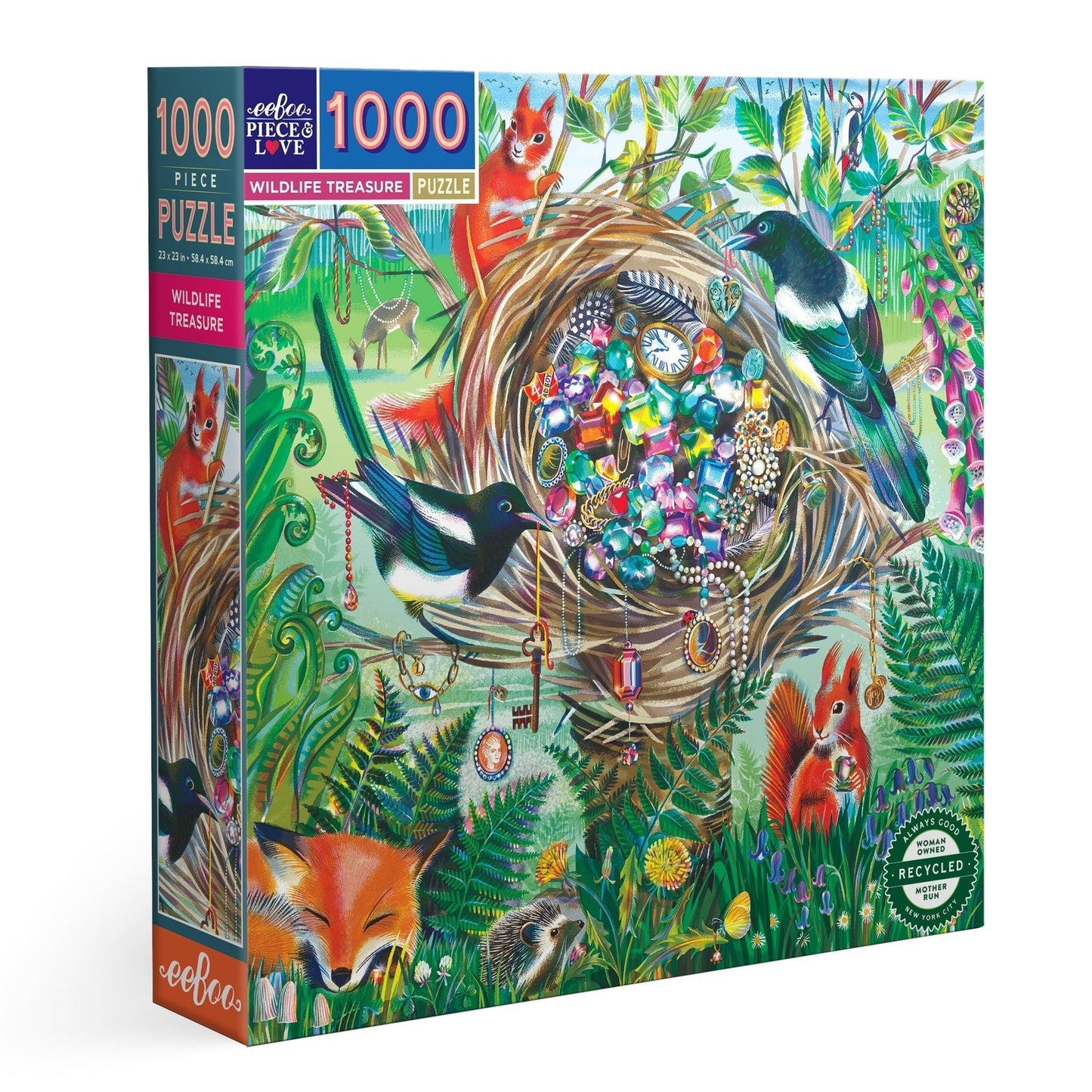 Erdei Kincsek Eeboo 1000 darabos kirakó puzzle (EB - PZTWDT) - puzzlegarden