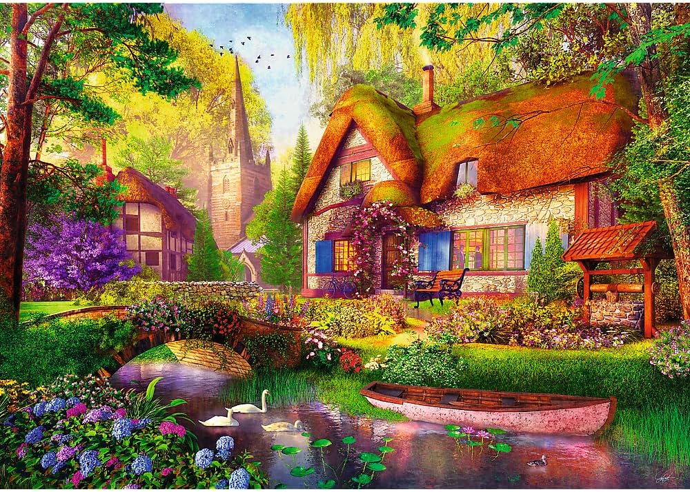 Erdei Kunyhó Trefl 1000 darabos kirakó puzzle (TR-10804) - puzzlegarden