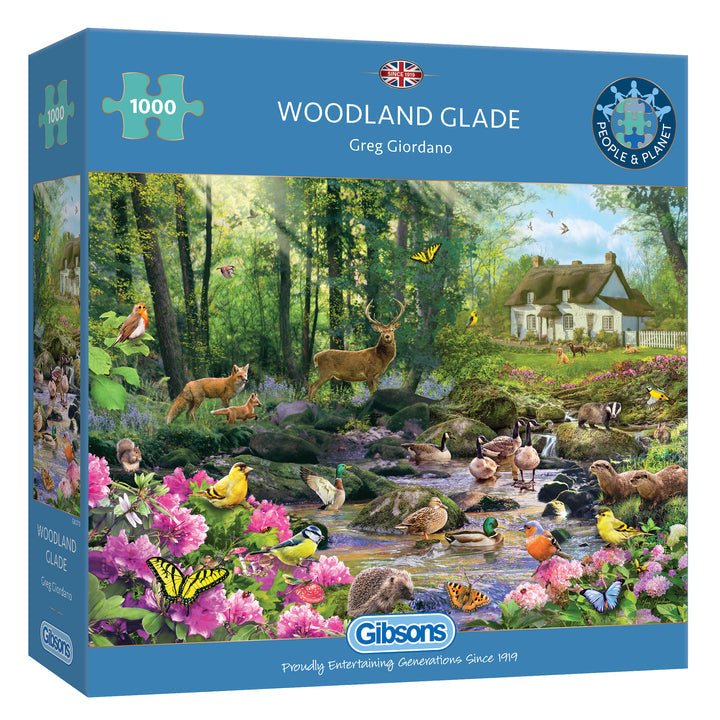 Erdei Patak Gibsons 1000 darabos kirakó puzzle (G - G6370) - puzzlegarden