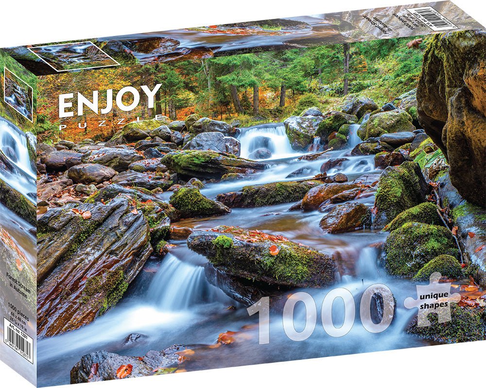 Erdei patak ősszel Enjoy 1000 darabos kirakó puzzle (EN - 1281) - puzzlegarden