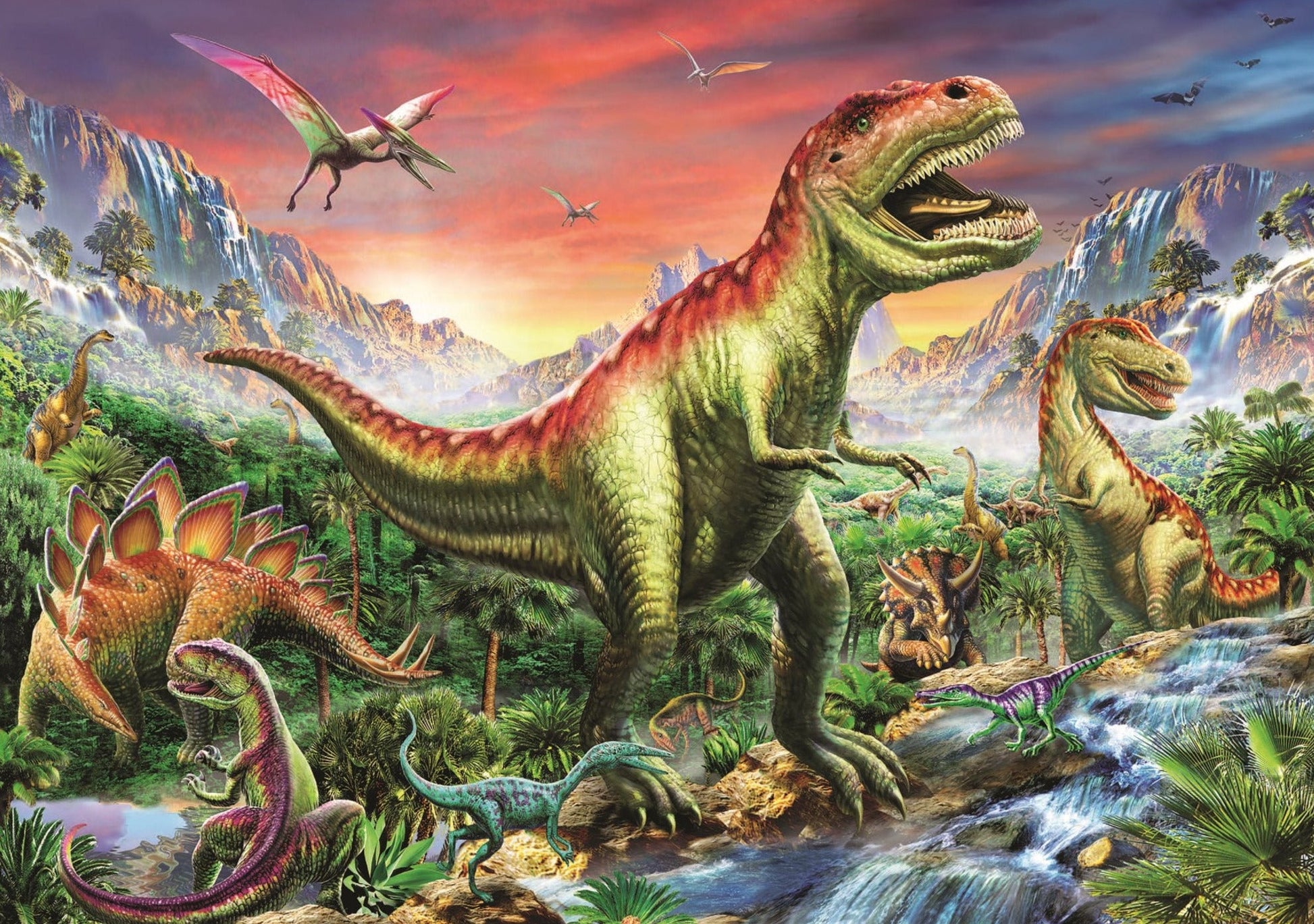 Erdő a jura - korban Educa 1000 darabos kirakó puzzle (ED - 19560) - puzzlegarden