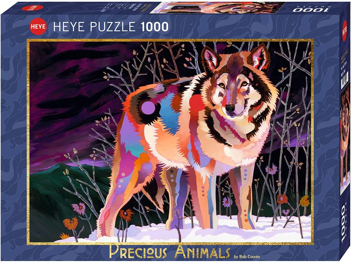 Értékes állatok - Éjjeli Farkas HEYE 1000 darabos kirakó puzzle (HE - 29939) - puzzlegarden