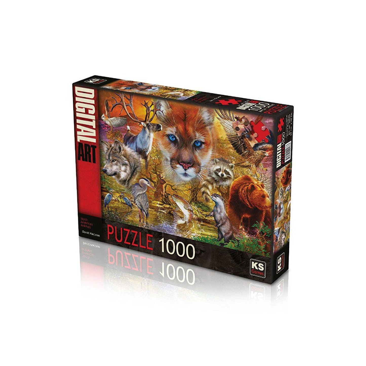 Észak - amerikai állatok KS Games 1000 darabos kirakó puzzle (KS - 20567) - puzzlegarden