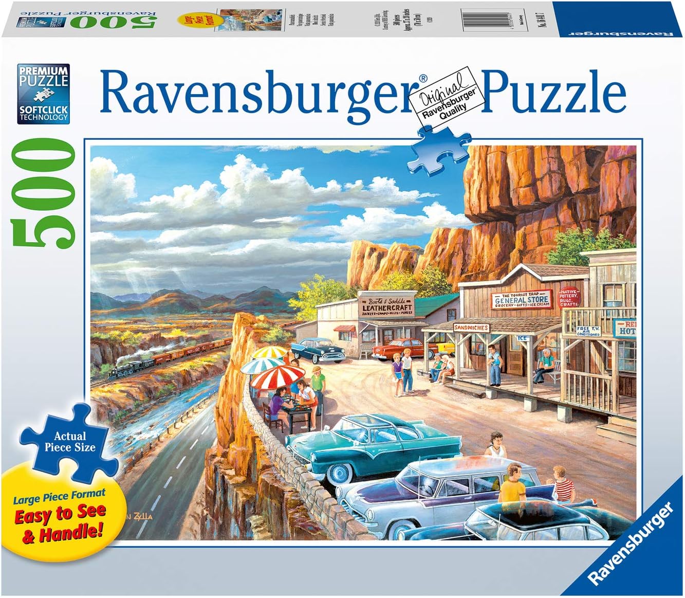 Étterem kilátással - XXL Ravensburger 500 darabos kirakó puzzle (RA - 16441) - puzzlegarden