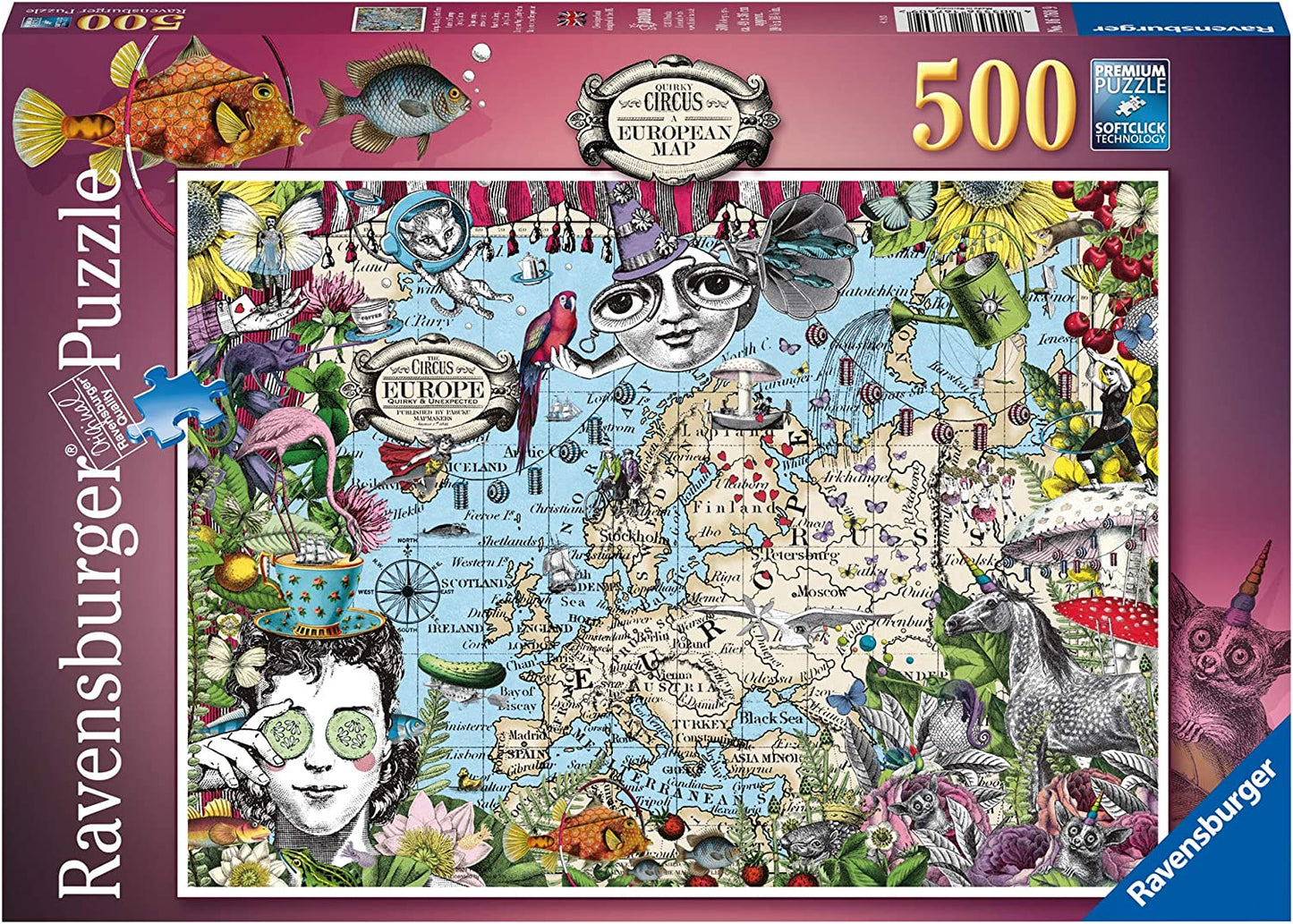 Európai Cirkusz Ravensburger 500 darabos kirakó puzzle (RA - 16760) - puzzlegarden