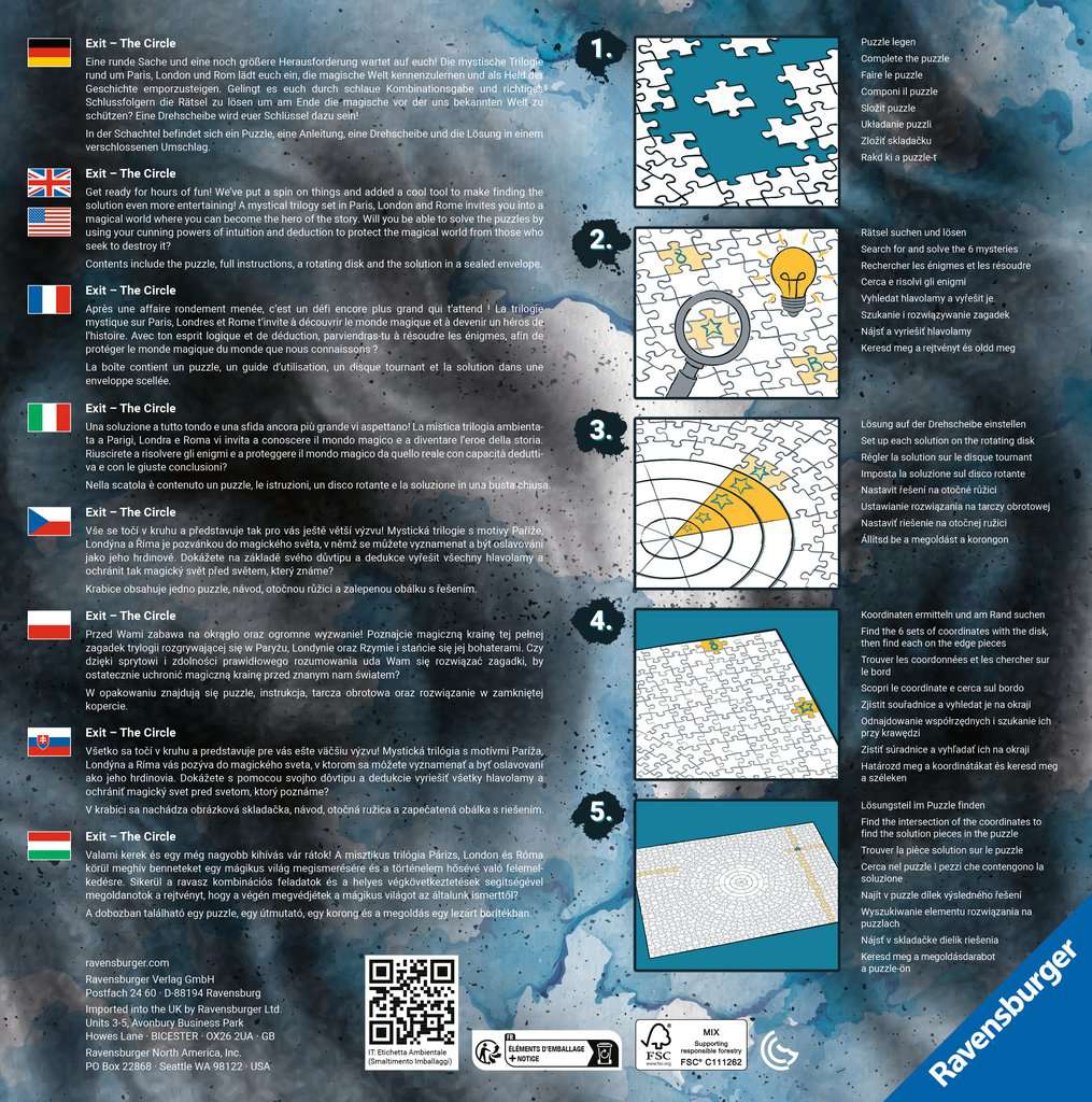 EXIT Circle - London Ravensburger 919 darabos kirakó puzzle (RA - 17305) - puzzlegarden