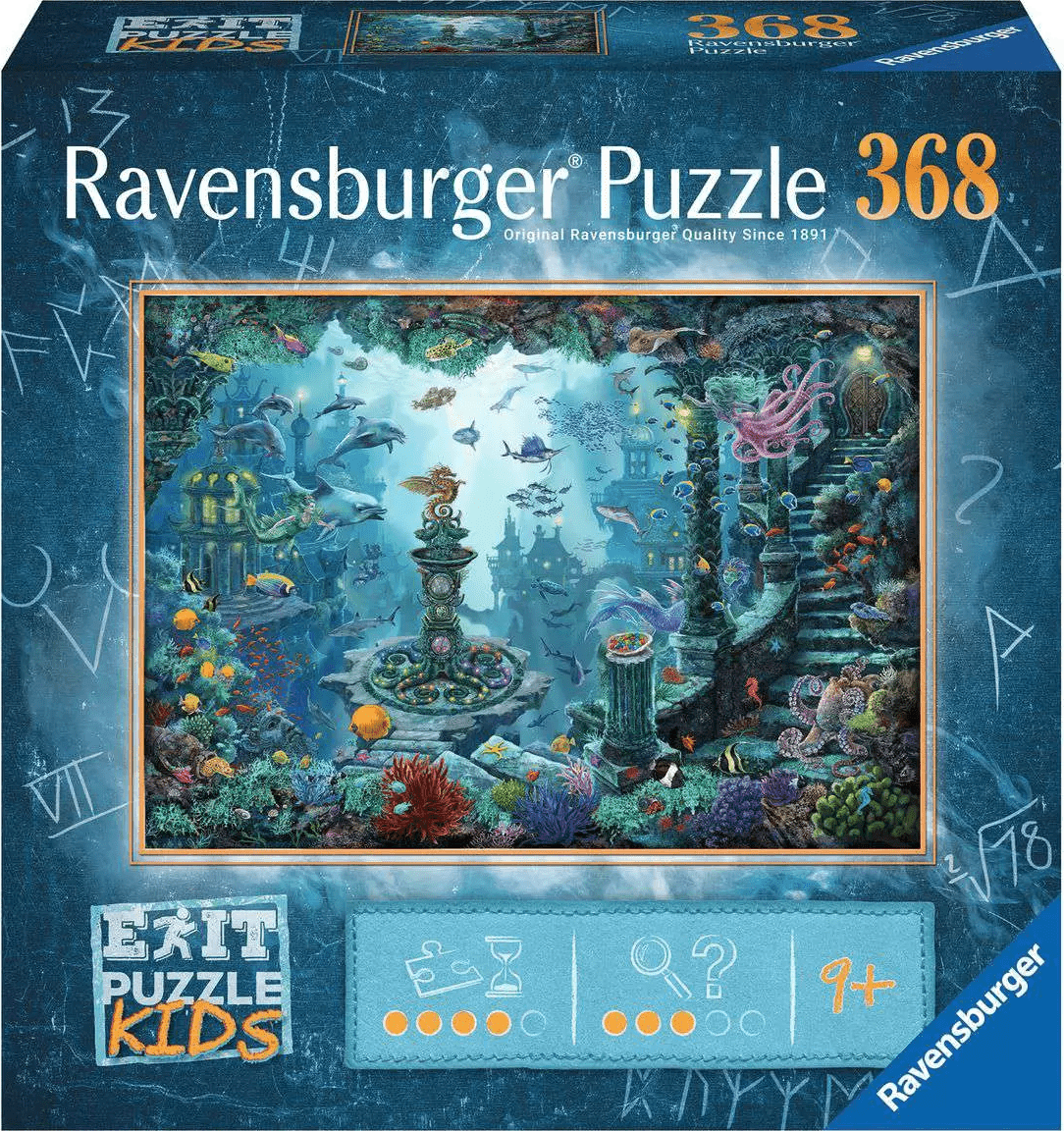 EXIT - Vízalatti Birodalom Ravensburger 368 darabos kirakó puzzle (RA - 13394) - puzzlegarden