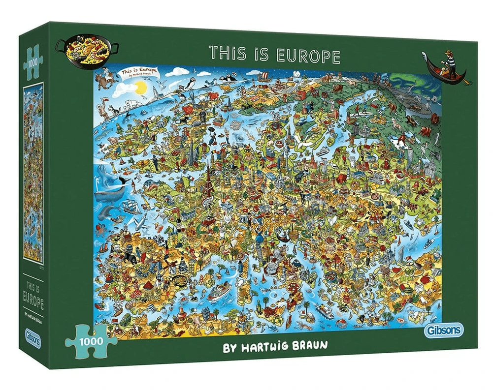 Ez Európa Gibsons 1000 darabos kirakó puzzle (G-G7113 5012269071139) - puzzlegarden