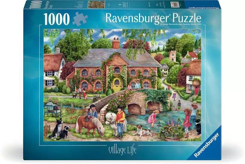 Falusi élet Ravensburger 1000 darabos kirakó puzzle (RA - 12001526) - puzzlegarden