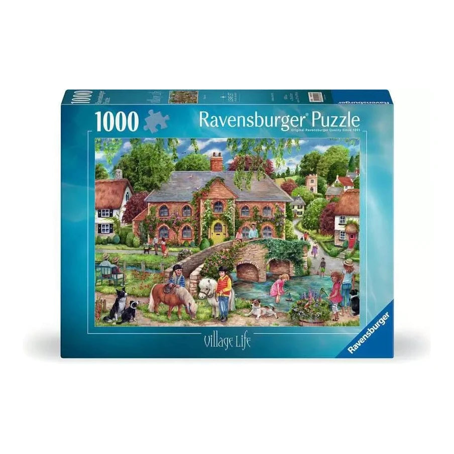 Falusi élet Ravensburger 1000 darabos kirakó puzzle (RA - 12001526) - puzzlegarden