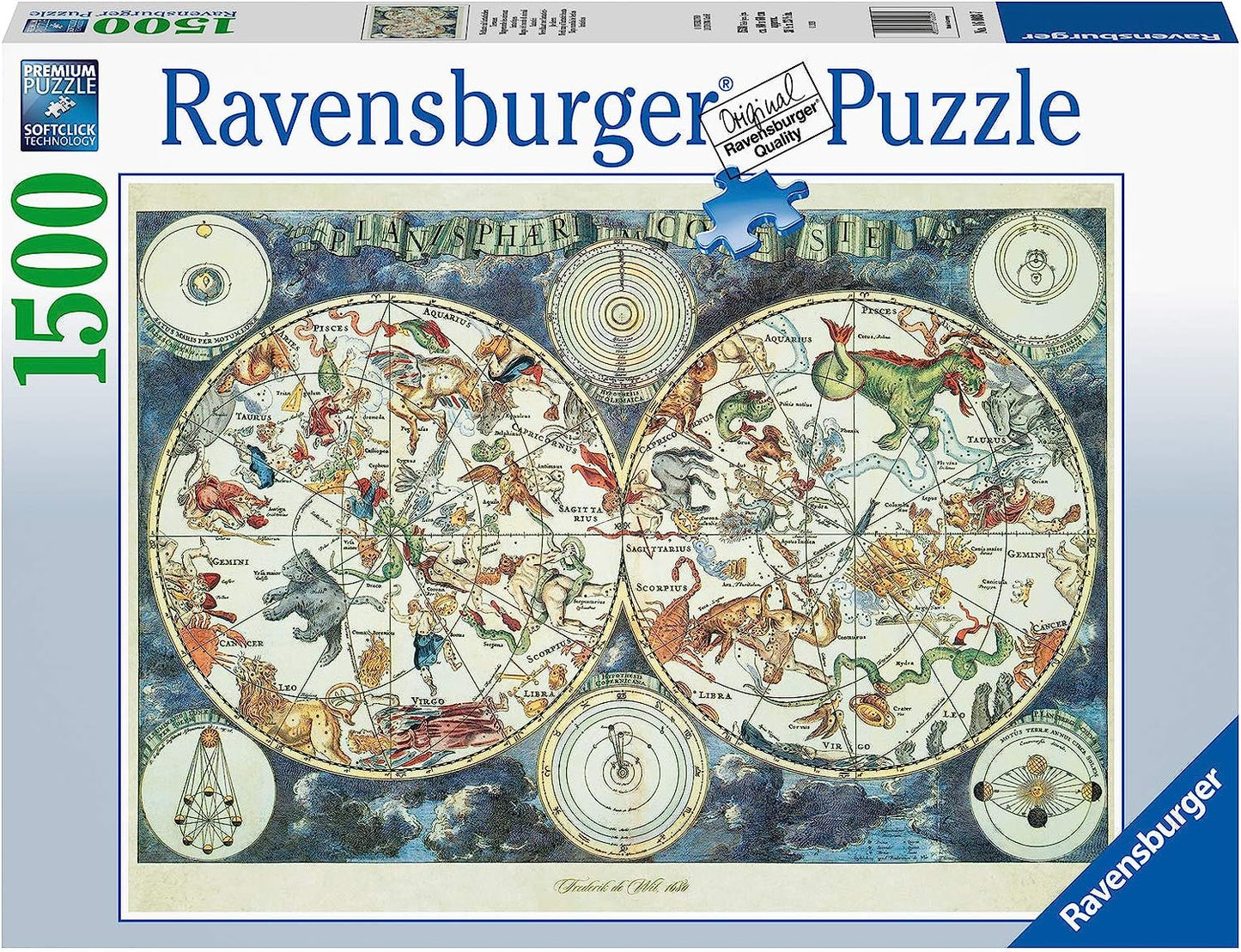 Fantasztikus Állatok Térképe Ravensburger 1500 darabos kirakó puzzle (RA - 16003) - puzzlegarden