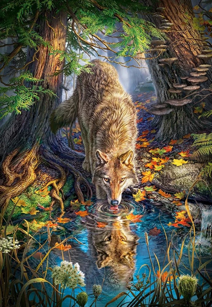 Farkas a vadonban Castorland 1500 darabos kirakó puzzle (C - 151707) - puzzlegarden
