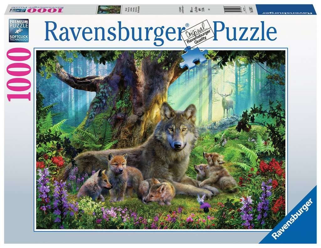Farkasok az Erdőben Ravensburger 1000 darabos kirakó puzzle (RA - 15987) - puzzlegarden