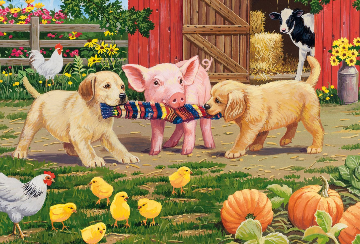 Farmállatok – 3x48 Schmidt Spiele 3x48 darabos kirakó puzzle (SCH-56579) - puzzlegarden