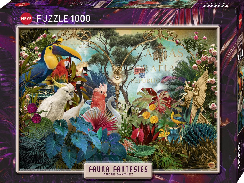 Fauna Fantasies - Madárország HEYE 1000 darabos kirakó puzzle (HE - 30032) - puzzlegarden