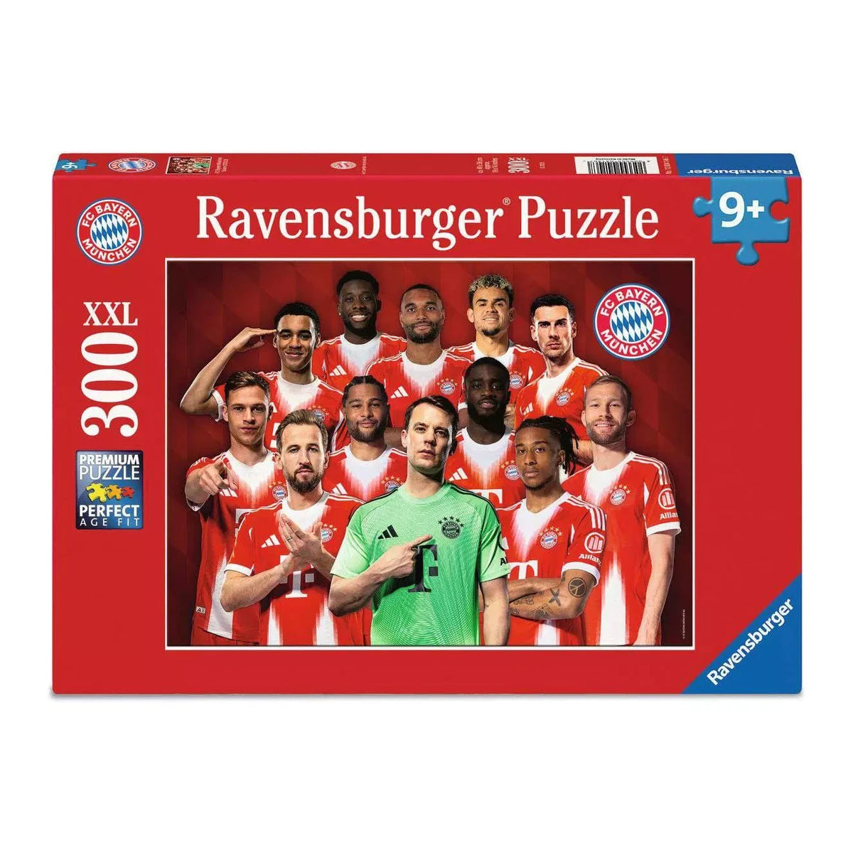 FC Bayern München – 2025/2026-os szezon Ravensburger 300 darabos kirakó puzzle (RA-12004146) - puzzlegarden