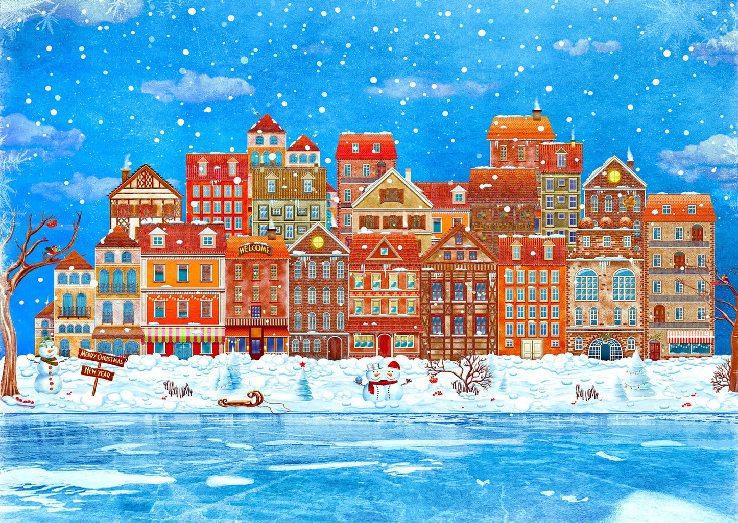 Felkészülve az Ünnepre Enjoy 1000 darabos kirakó puzzle (EN - 2113) - puzzlegarden
