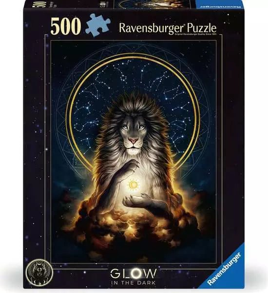 Fényes Oroszlán - sötétben világít Ravensburger 500 darabos kirakó puzzle (RA-12000480) - puzzlegarden