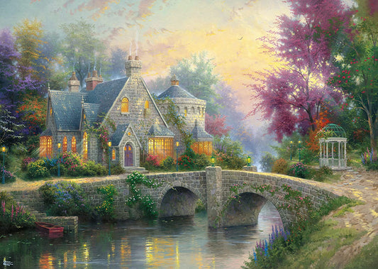 Fénylámpás kúria Schmidt Spiele 3000 darabos kirakó puzzle (SCH - 57463) - puzzlegarden