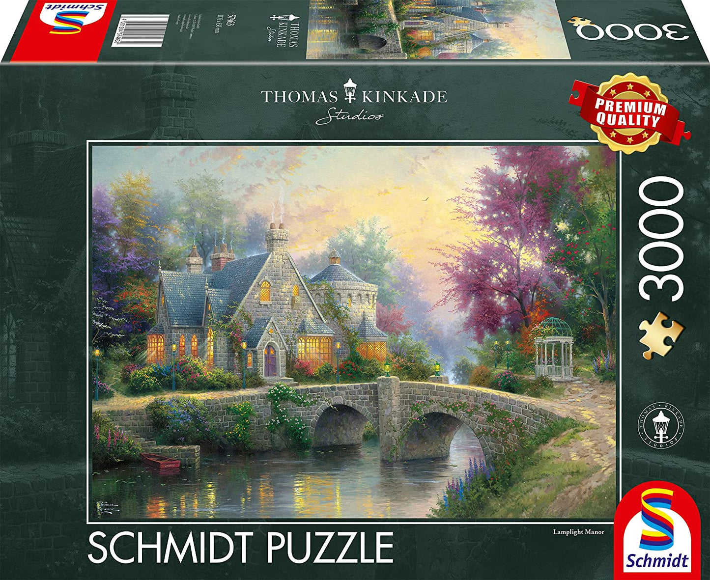 Fénylámpás kúria Schmidt Spiele 3000 darabos kirakó puzzle (SCH - 57463) - puzzlegarden