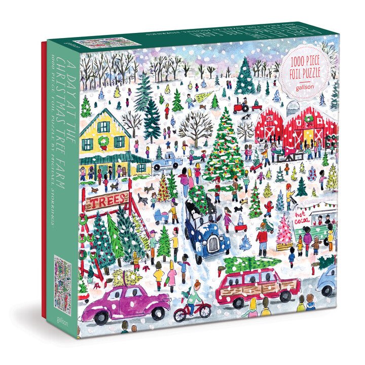 Fenyőfavásár - csillogó fóliás! Galison 1000 darabos kirakó puzzle (GA - 9780735375840) - puzzlegarden